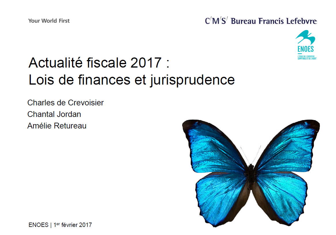 actualité fiscale 2017