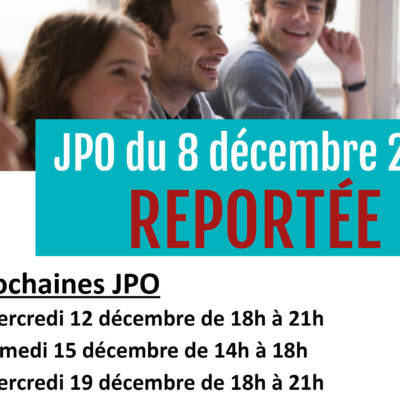 jpo du 8 déc 2018 reportée