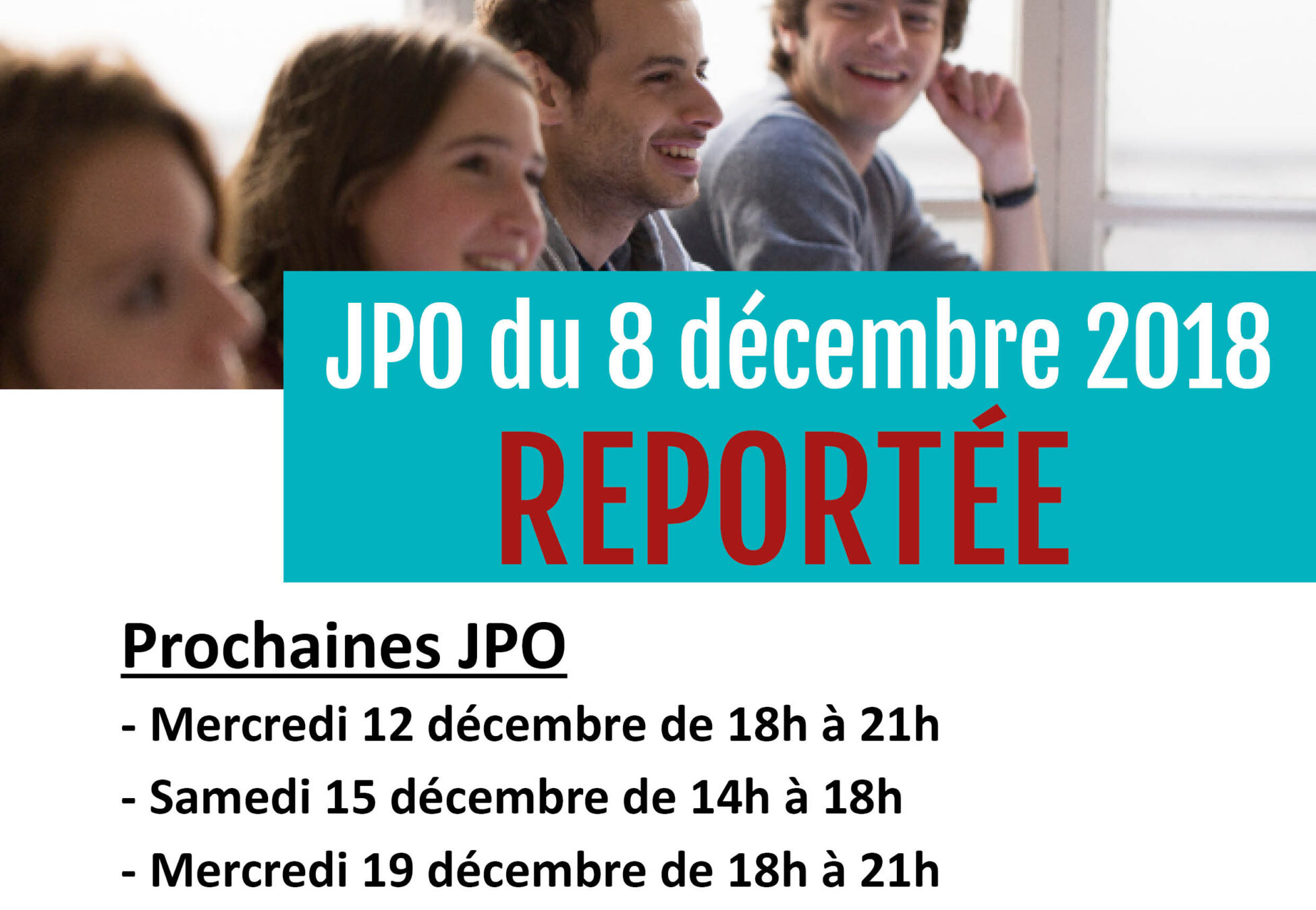 jpo du 8 déc 2018 reportée