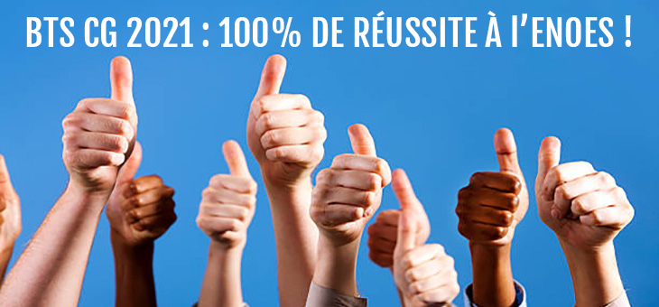 réussite bts cg 2022 enoes