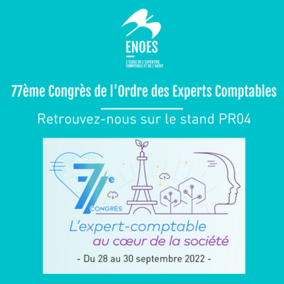 enoes 77em congrès de l'ordre des experts comptables