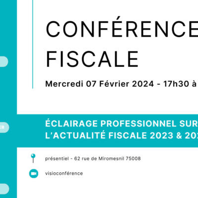 conférence fiscale visuel